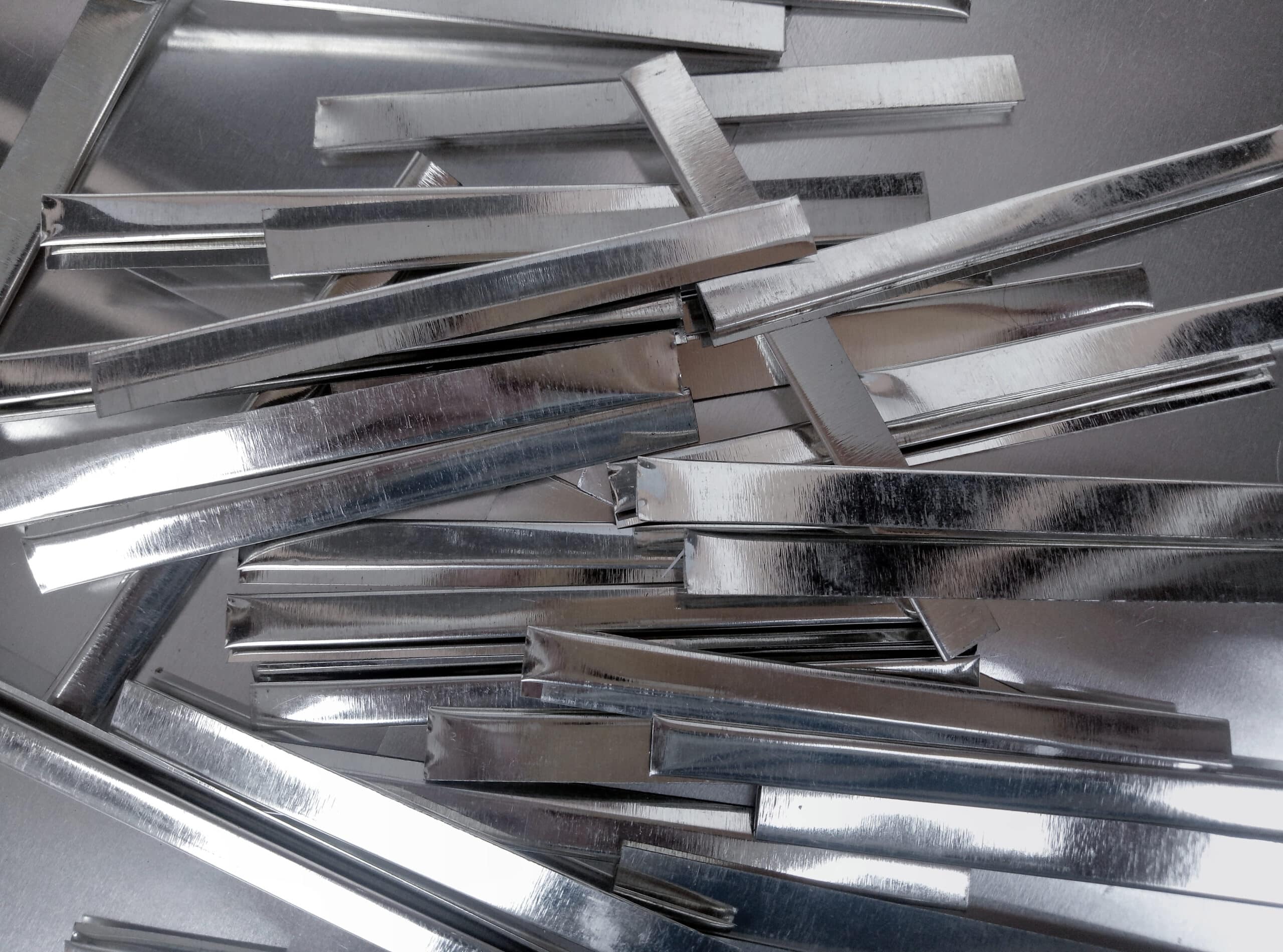 Des pièces en aluminium